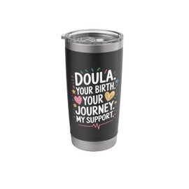 Postpartum Birth Doula Design Midwife Labor Midwifery Stainless Steel Insulated Tumbler