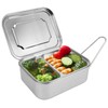 Palmcee Stainless Steel Lunch Box, Portable Metal Lunch Box with