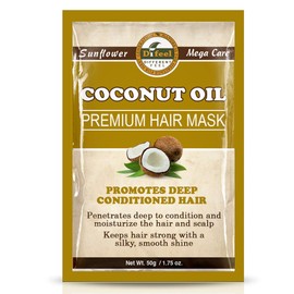 Difeel Premium Deep Conditioning Hair Mask - Coconut Oil 1.75 ounce (2-Pack)