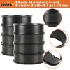 JMIATRY 8 Pcs Crumpet Rings, Non Stick Baking Ring Cooking