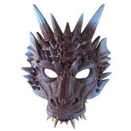 NOVELTY GIANT WWW.NOVELTYGIANT.COM Dragon Mask Foam Rubber Cosplay Costume Accessory (Purple/Blue)