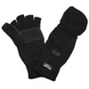 MFH Strick Fingerless Mittens - M, Black