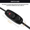 mankk Appliance Inline Cord Switch 250V AC 10A Inline Switch