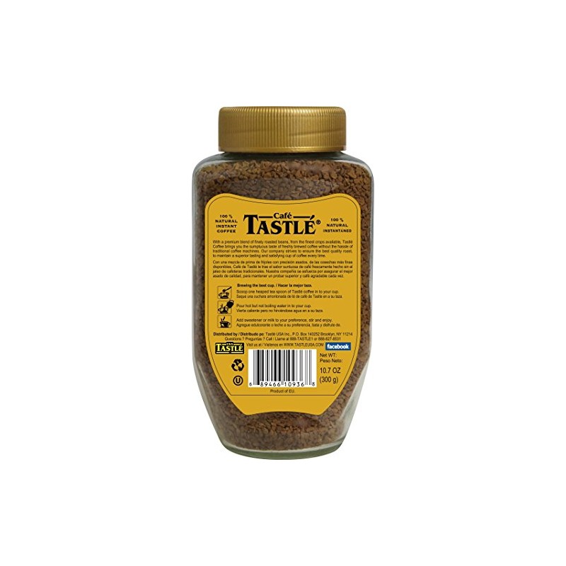Cafe Tastle Gold Freeze Dried Instant Coffee, 10.7 Ounce