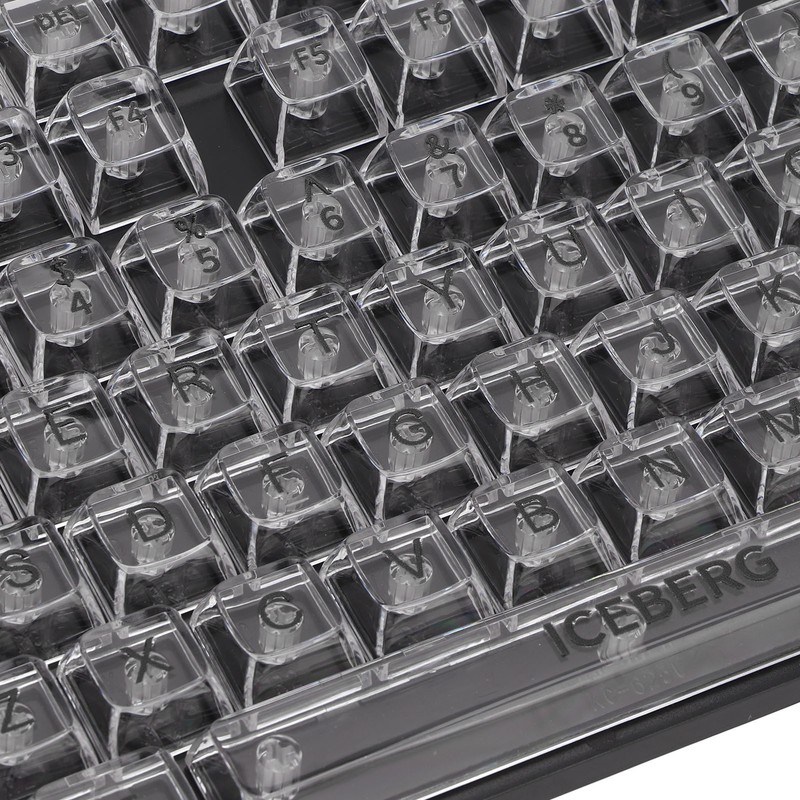 132 Keys Mechanical Keyboard Keycaps CBSA Height Transparent Ergonomic DIY
