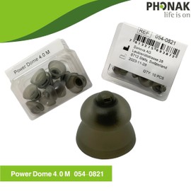 Power Dome 4.0 for Phonak, 2 Pack/20 Domes, Genuine OEM Switzerland Hearing Domes by Sonova (2 Pack Small)