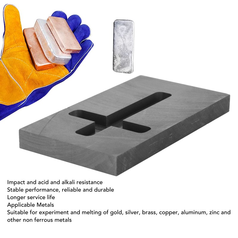 Cross Graphite Ingot Mold High Purity Prevent Corrosion Metal Casting