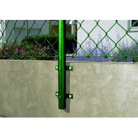 Pipe Clamp Plastic-Coated Green fr Posten 38 mm