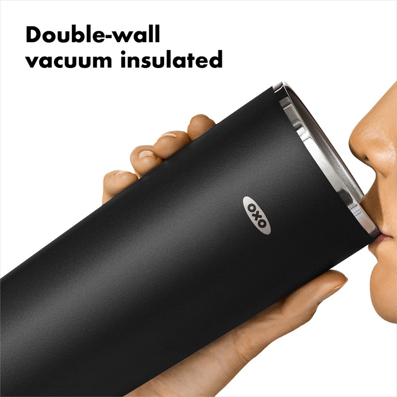 OXO Strive 16oz Insulated Tumbler with Sliding Lid - Onyx