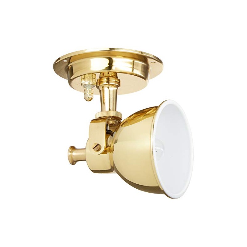 Sea Dog Line 400400-1 Small Brass Berth Light, White