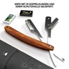 Sapiens Barbershop Men's Razor - Beard Razor + 20 Derby