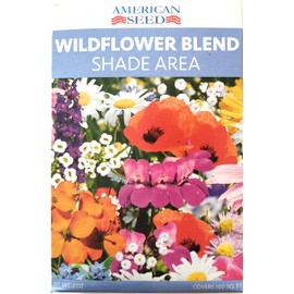 Wildflower Blend Shade Seed Mix - 2 Oz, Covers 100 Sq Ft (Pack of 4)