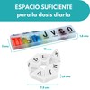 Travel Pill Box + 1 Weekly Pill Box in Spanish