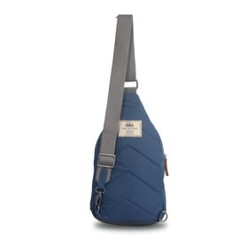 ROKA Willesden Travel Sling Bag for Men & Women - Large Nylon Crossbody Chest Bag w/Multi Pockets for Travel, Outdoor & Sports - Airforce Blue
