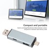USB 3.0 Card Reader Plug and Play Dual Connector Memory