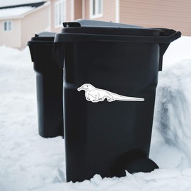 Extra Large 460mm 'Komodo Dragon' Permanent Sticker Decal for Cars/Windows/Bins/Walls (DW00112311)