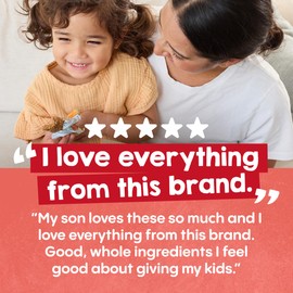 Happy Tot Organics Super Morning Oat Bars, Bananas, Strawberries & Sunflower Butter, 5 Count (Pack of 6)