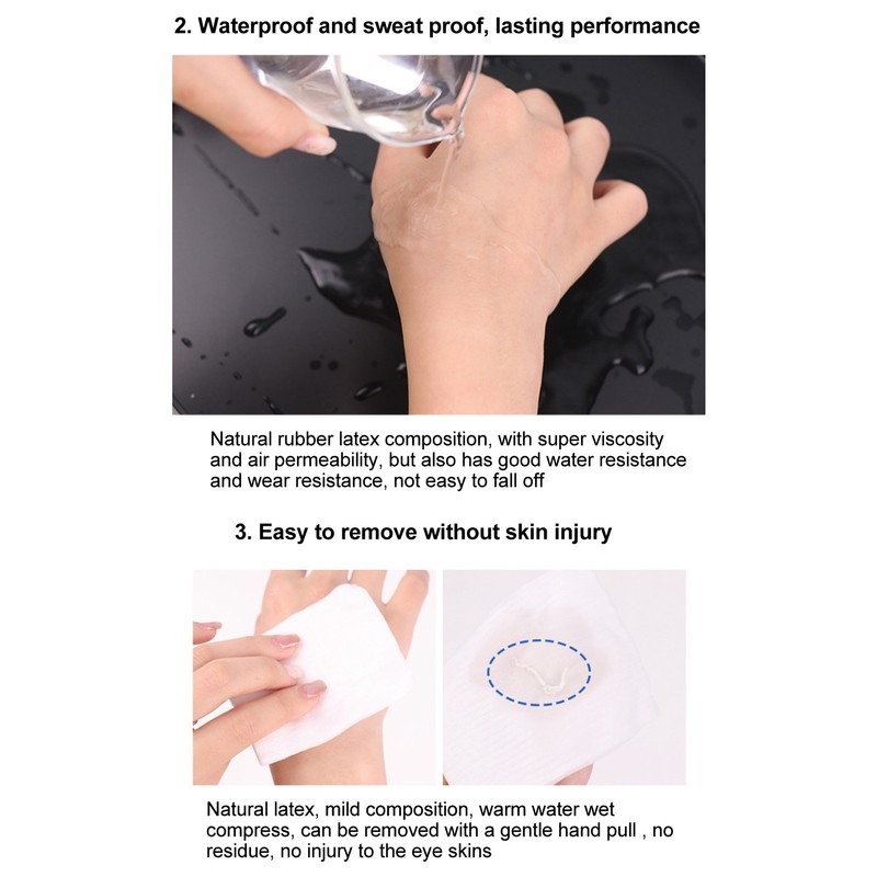 12PCS False Eyelash Glue Waterproof Fast Dry Lasting Maintenance Transparent