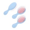 Healvian 3pcs Portable Scalp Massage Comb Set Travel Hair Brush