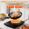 Olayks Protable Induction Cooktop, 1800w Hot Plate Electric Stove
