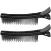 Housoutil Professional Hair Clips, 2PCS Sectioning Grip Clip with Comb,