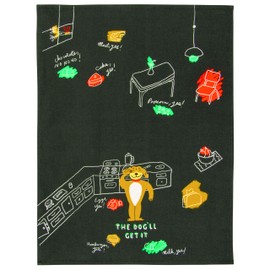 Blue Q Dish Towel: "The Dog'll Get That"