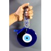 ESPLANADE Glass Evil Eye Car Door Hanging for Good Luck