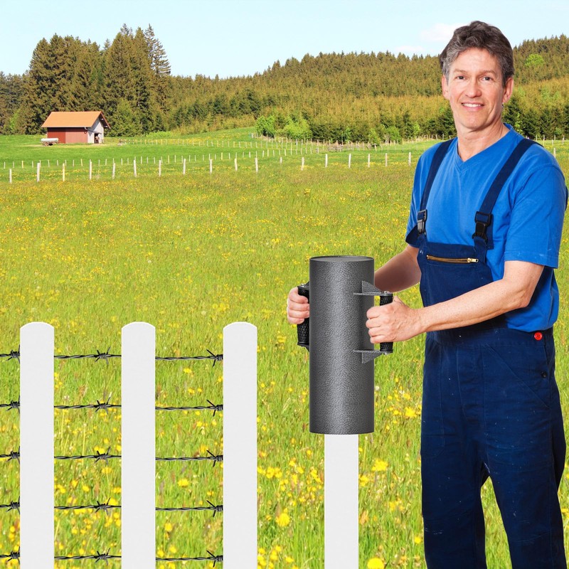 Insaga Enhance T-Post Driver, Heavy Duty Fence Post Driver with