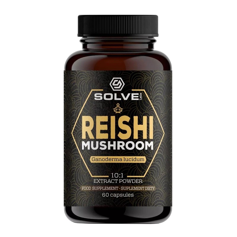 SOLVE Labs® ● Premium Reishi Mushroom Capsules ● 51% Beta-D-Glucans