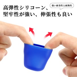 SANLIKE Rod Bag Rod Cover PET Fishing Rod Cover Rod Butt Cover Rod Sleeve Rod Socks 2pcs Blue Butt Cover & Blue-Black Rod Cover Medium = Diameter 22.5mm