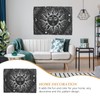 FUNOMOCYA Black White Sun Tapestry Home Decoration Decor Boho Wall