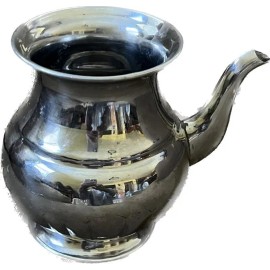 Non Brand Stainless Steel Metal Bodna Lota Bathroom Toilet Wash Jug 1.4 Liters US seller