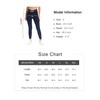 THE GYM PEOPLE Women's Cross Waist Workout Leggings Tummy Control