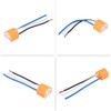 Lamp Socket H4 Connector 2 Pieces Ceramic Socket Female Ceramic
