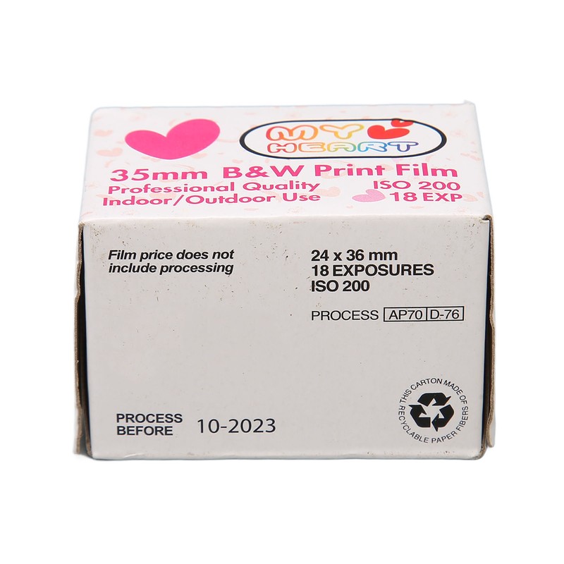 35mm Black and White Print Film ISO 200 HD Camera