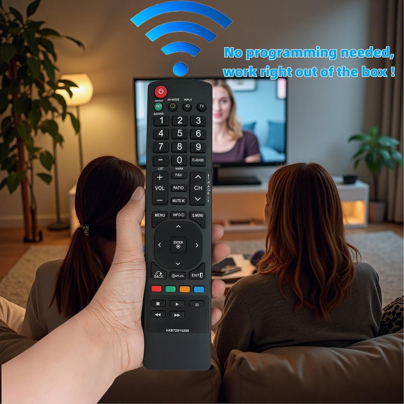 Universal Replacement Remote Control Compatible for LG TV 42LD450-UA 50PA450CUF
