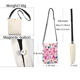 Cheer Coach Crossbody Bag Cheer Coach Gifts Cheerleading Gifts Team Gift In My Cheer Coach Era Cell Phone Crossbody Sling Bag