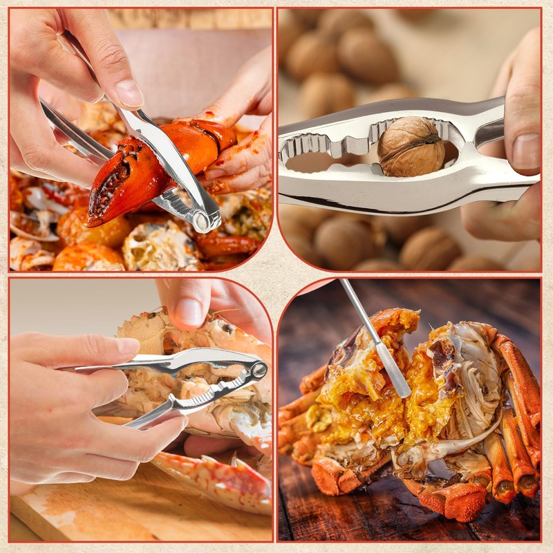 SmoothNovelty 21 Pcs Seafood Tools Set Seafood Boil Party Supplies
