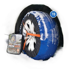 atliprime 2pcs Anti-Skid Safety Ice Mud Tires Snow Chains Auto Snow Chains Fabric Snow Tire Chains