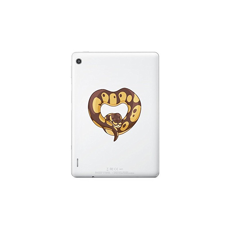Ball Python Heart Snake Decal -Indoor and Outdoor use! (Standard)