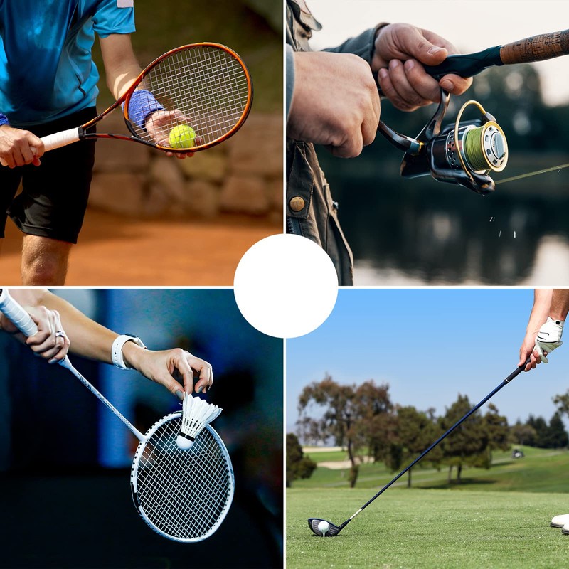 PATIKIL 43.3 Inch Tennis Racket 6 Pack PU Stretchy Non-Slip