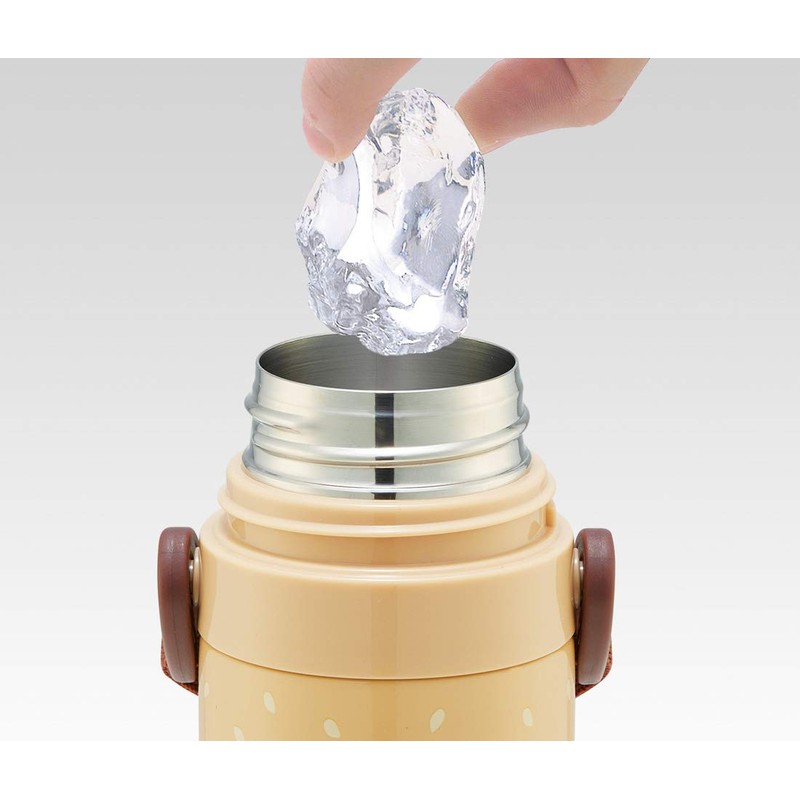 Skater SDC4-A Children's Stainless Steel Water Bottle, Direct Drinking Burger