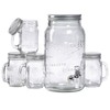 Mason Craft & More Drinkware Collection- Durable Glass Leak Proof