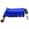 Darnassus Polyurethane Recoil Air Hose, 1/4" Inner Diameter,10 Feet Blue