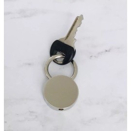 Vintage Key Chain Lot of 10 Silver Plated Brass Keychain Ring New In Box