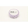 mt Masking Tape 1P"Stripe Lilac 2" Washi Masking Tape -