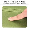 Folding Sauna Mat, Set of 2 (Black + Green), 8