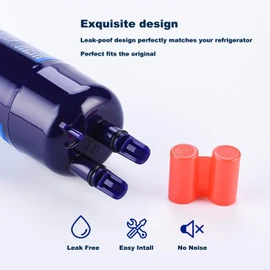 W10295370a Water Filter Compatible with Whirlpool Refrigerator Water Filter 1,W10295370,EDR1RXD1,P4RFWB,Kenmore 46-9081,Kenmore 46-9930(3 Pack,Blue)