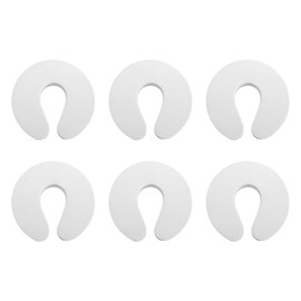 Kisbeibi 6Pcs Door Finger Pinch Guards,20mm Baby Proof Door Slam Stopper,Soft EVA Door Stopper,Prevents Finger Pinch Injuries,Slamming Doors,and Child or Pet from Getting Locked in Room