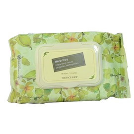 The Face Shop Herb Day Cleansing Tissues 70 sheets / 더페이스샵 허브데이 클렌징 티슈 70매